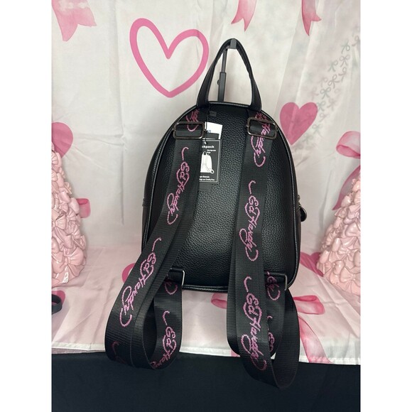 Ed Hardy Rhinestone Skull Backpack handbag main image 4